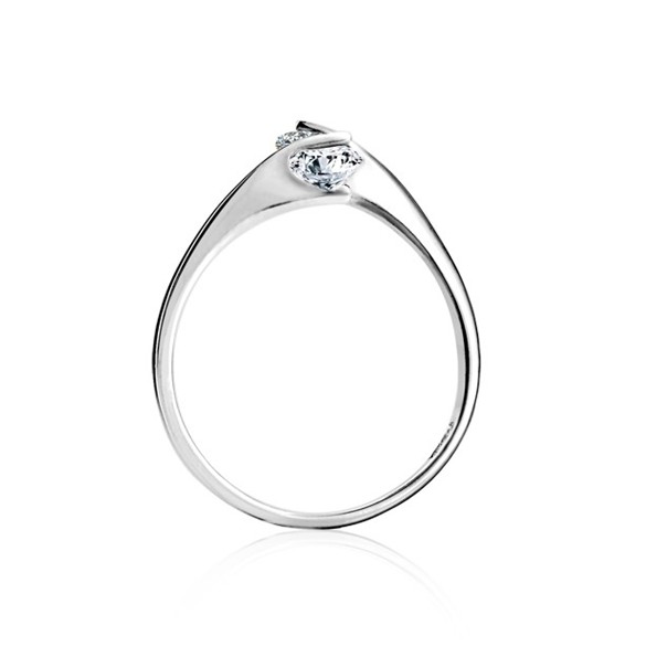 SS11061 Серебро сердце кольцо
